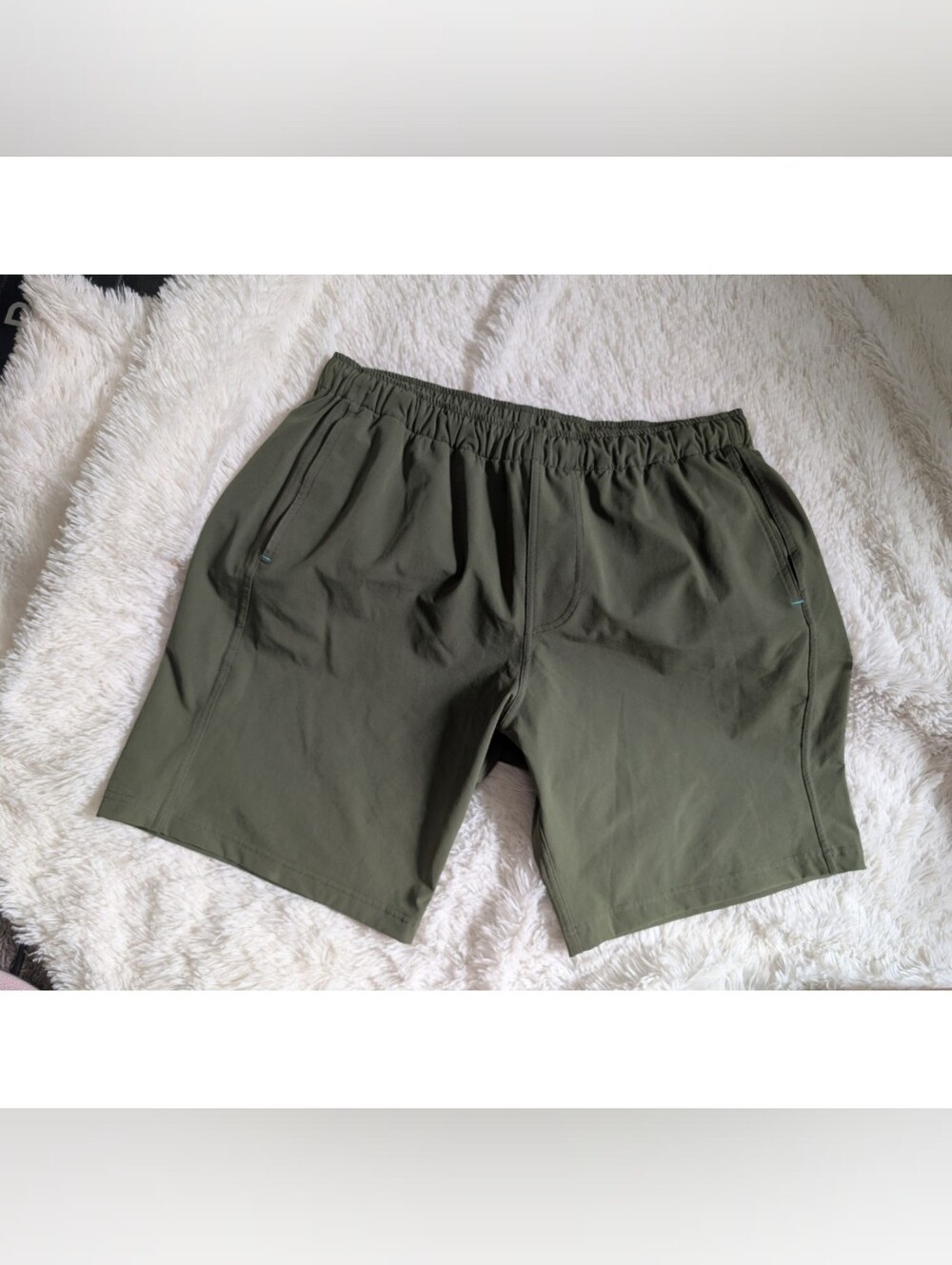Myles Everyday Style Olive Green Active Outdoor Pull On Shorts Men's Size XL